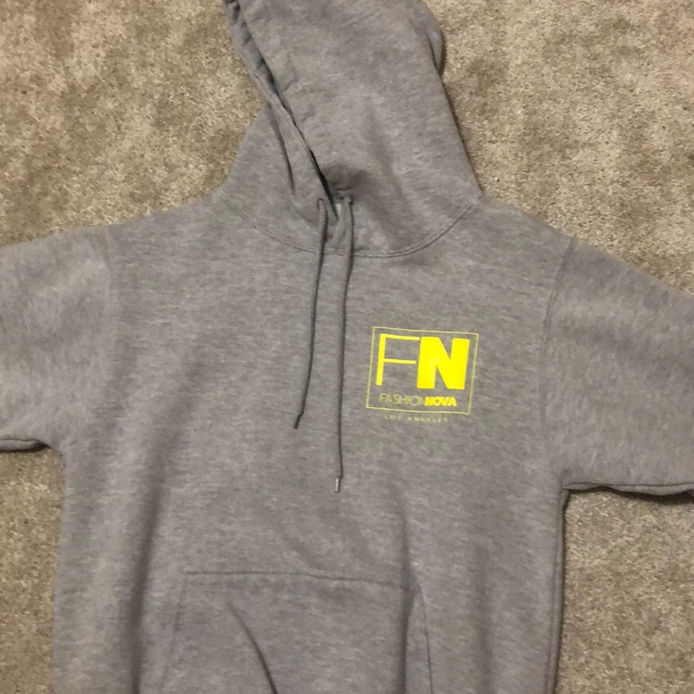 yellow hoodie